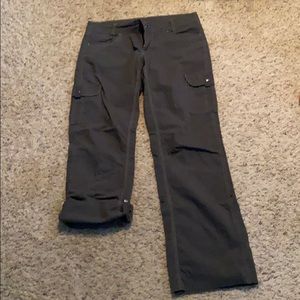 Kuhl dark grey cargo pants/capris